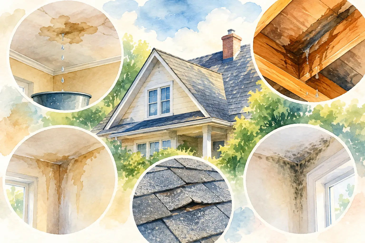 10 Signs of Hidden Roof Leaks in Your Home