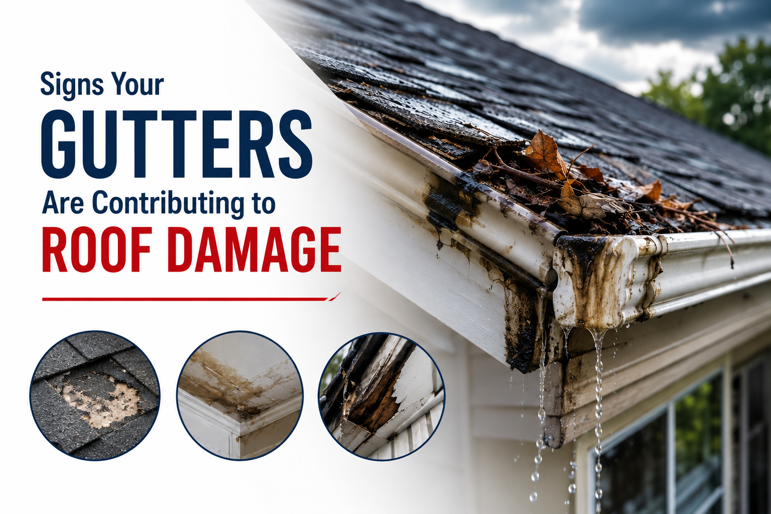 Signs Your Gutters Are Contributing to Roof Damage