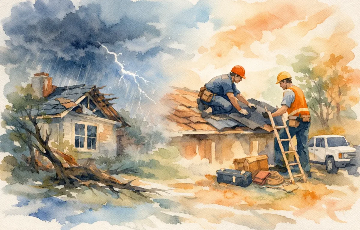 Finding Storm Damage Repair Contractors Near Me