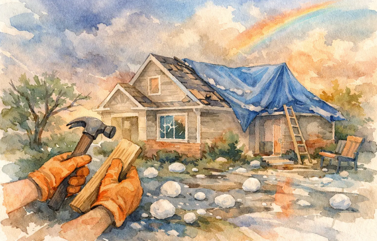 How to Protect Home After Hailstorm Damage