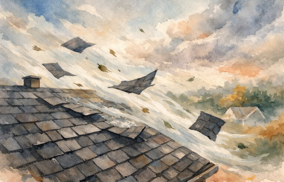 Why Do Shingles Keep Blowing Off Your Roof?