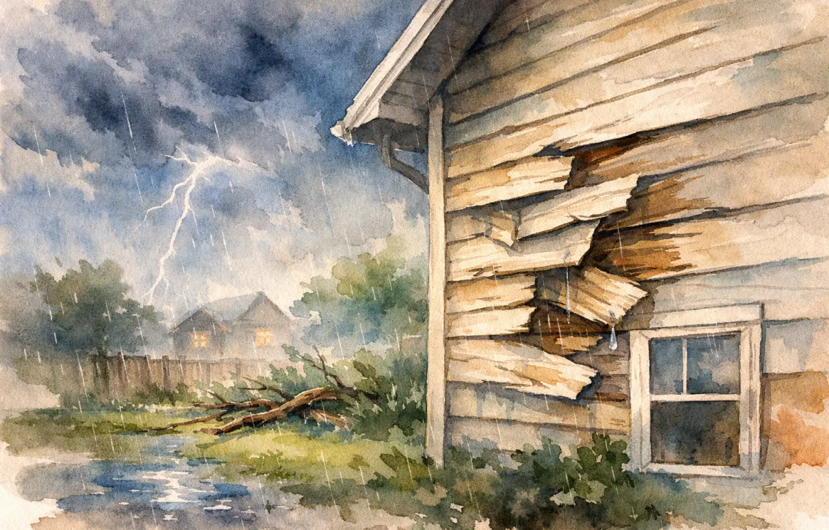 Will Insurance Pay for Storm-Damaged Siding?