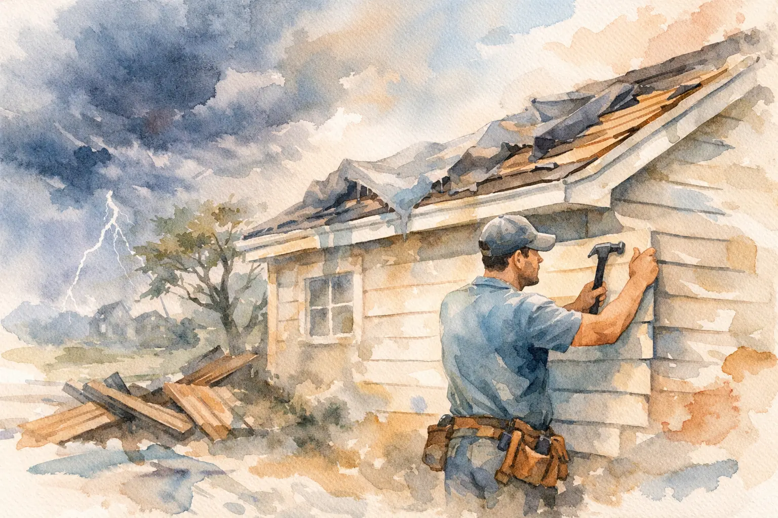 How Siding Contractors Protect Storm-Damaged Homes