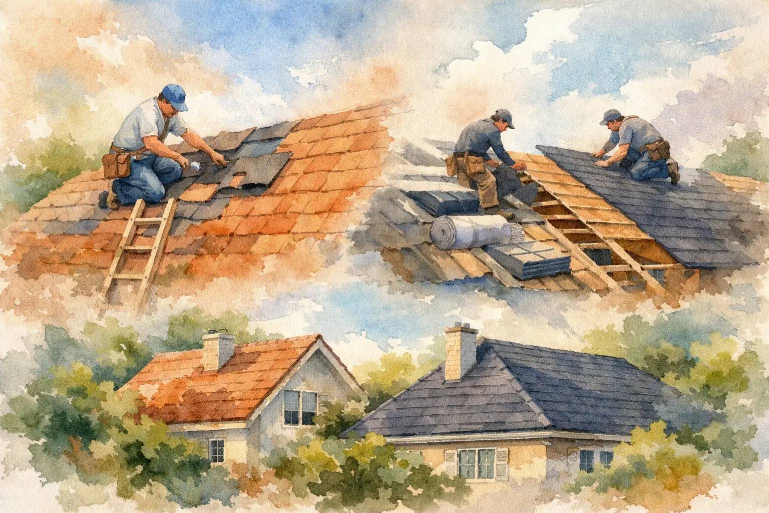 Roof Repair or Reroofing for Your Home?