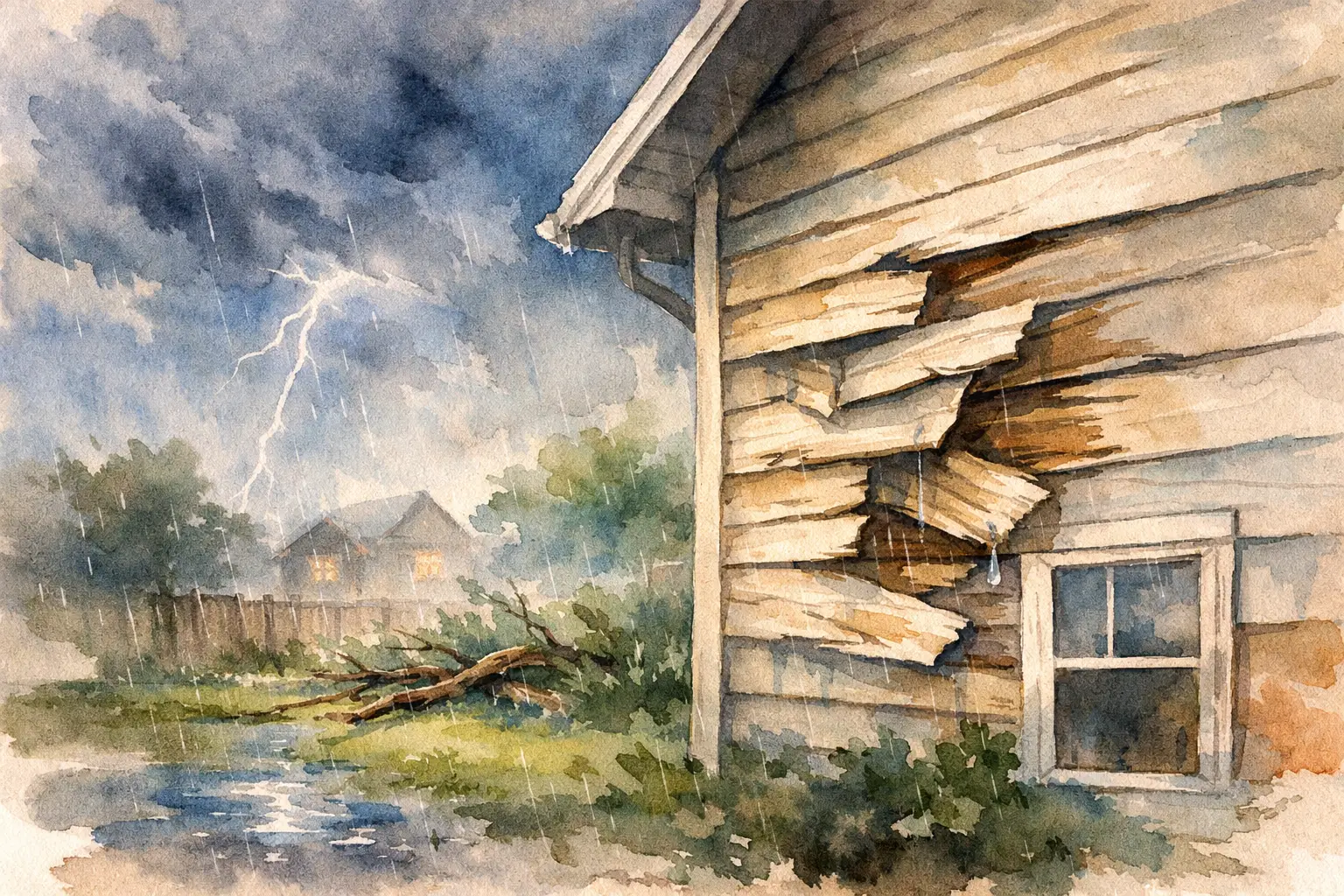 Will Insurance Pay for Storm-Damaged Siding?